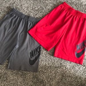Nike SB shorts- 2 pairs! Boys Medium